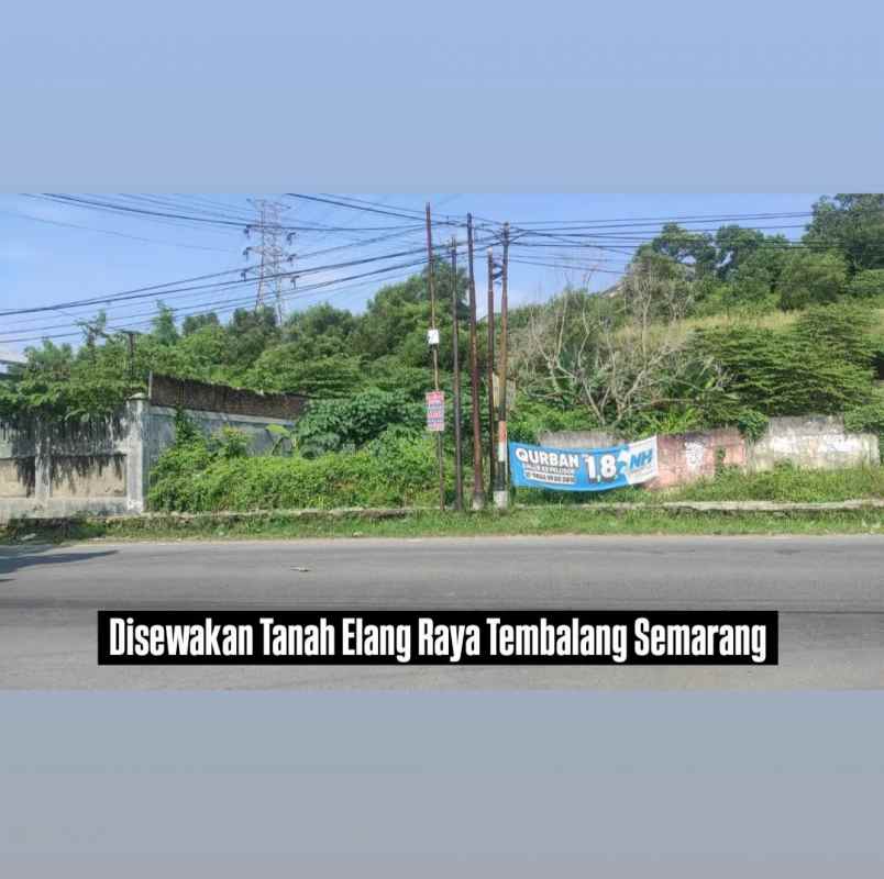 disewakan tanah elang raya tembalang semarang