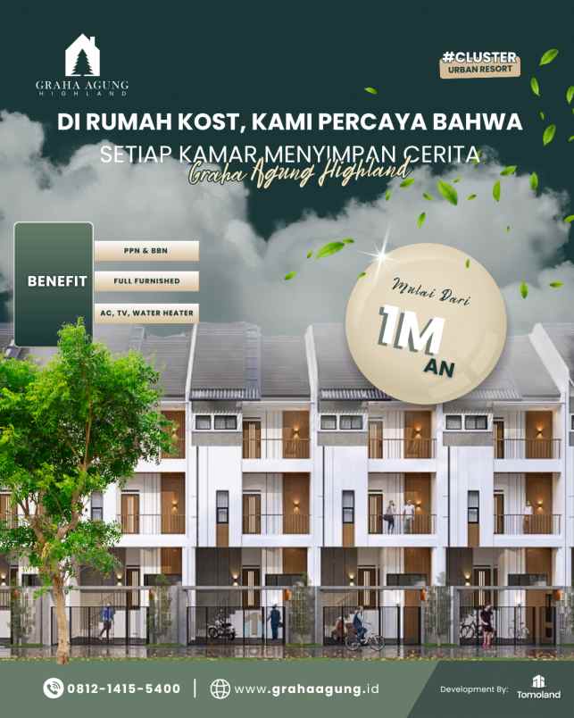 hub kost full furnish malang daerah strategis