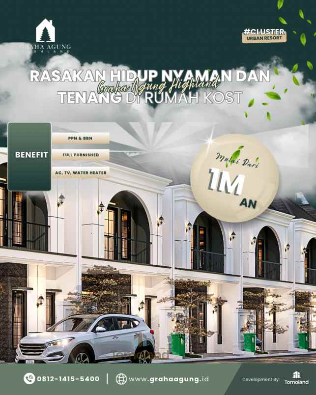 hub kost full furnish malang dekat umm