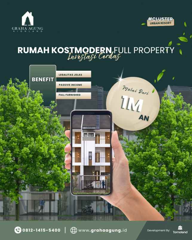 hub kost siap huni full furnish malang