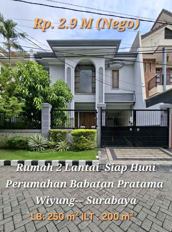 jual cepat rumah 2 lantai
