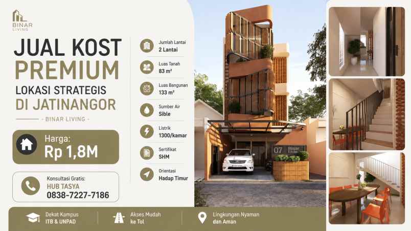 jual kost jatinangor full fasilitas dekat kampus