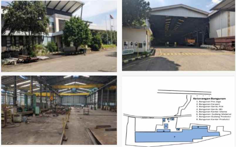 jual pabrik luas shm di kawasan cinangka purwakarta