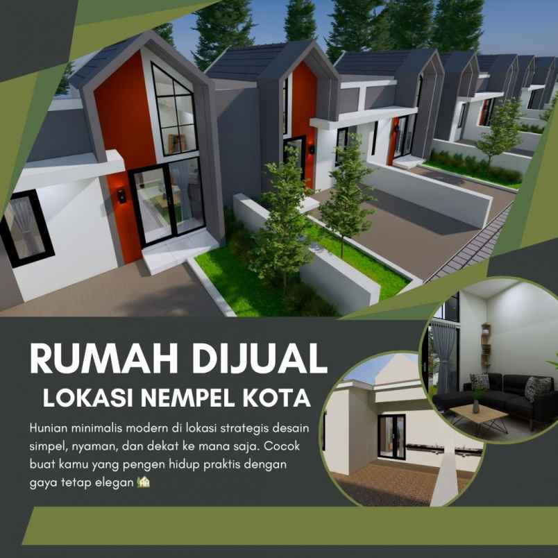 jual rumah murah strategis dekat jalan solo jogja