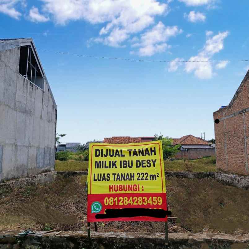 jual tanah kavling daerah kasbun
