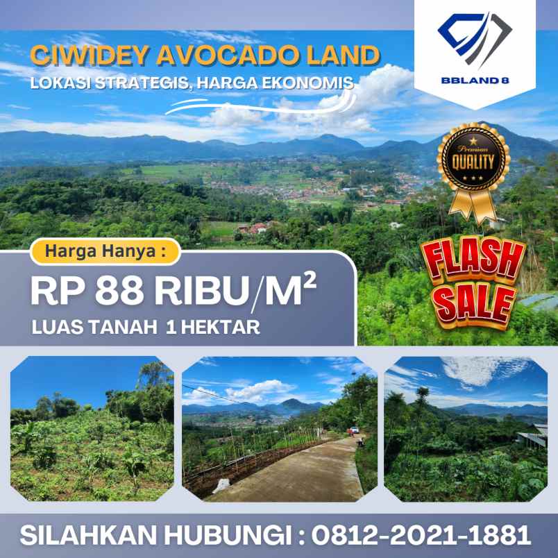 jual tanah murah di ciwidey