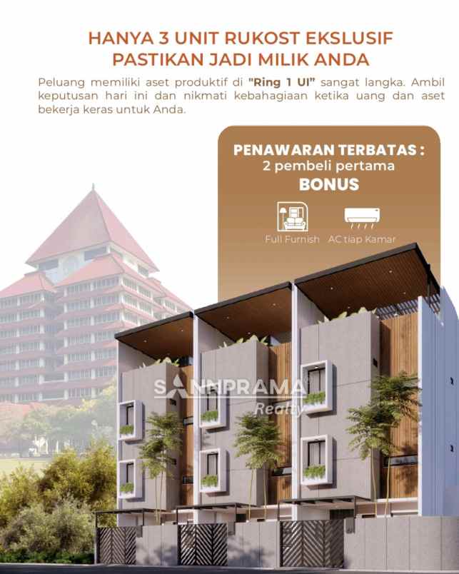 kost kost an 4 lantai nempel ui depok