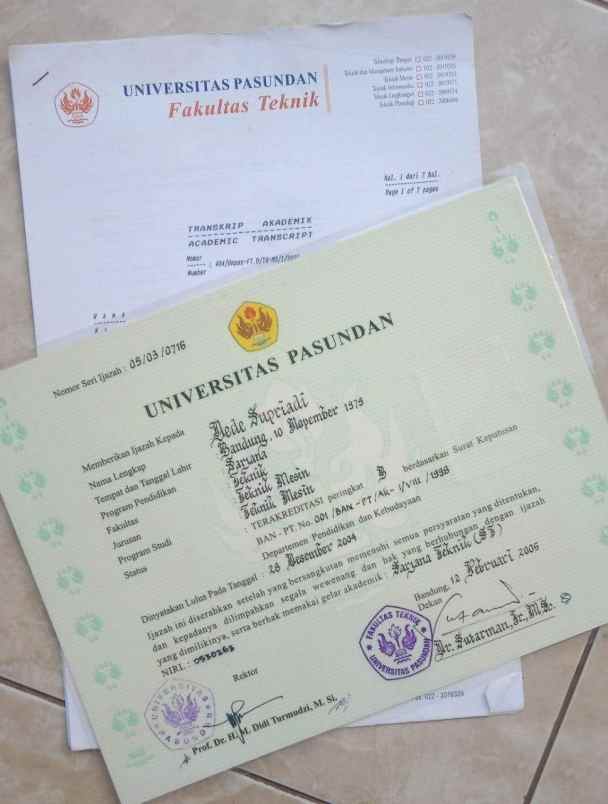 pembuatan ijazah asli terdaftar aman