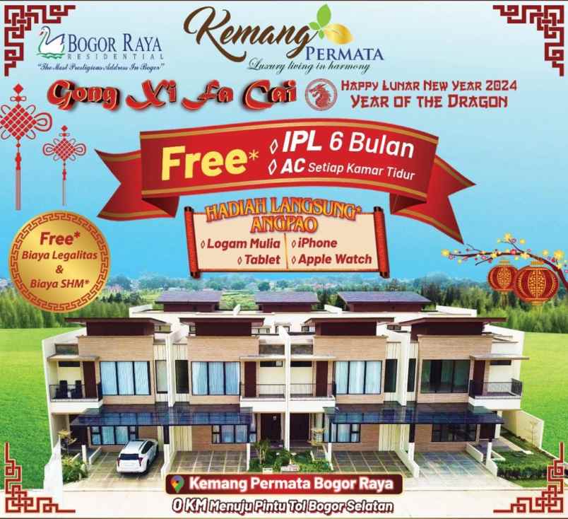 perumahan dekat akses tol bogor selatan