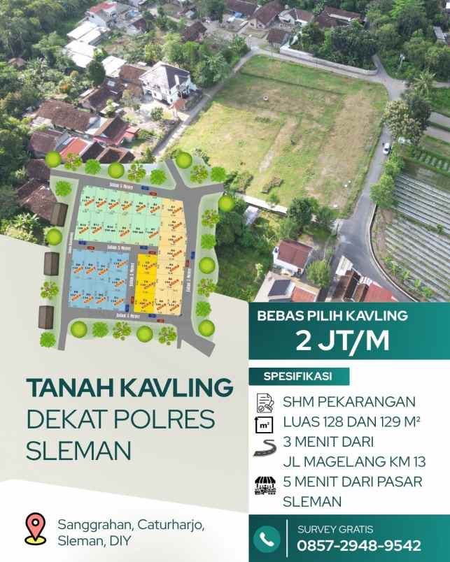 promo cuci gudang tanah kavling dekat polres sleman