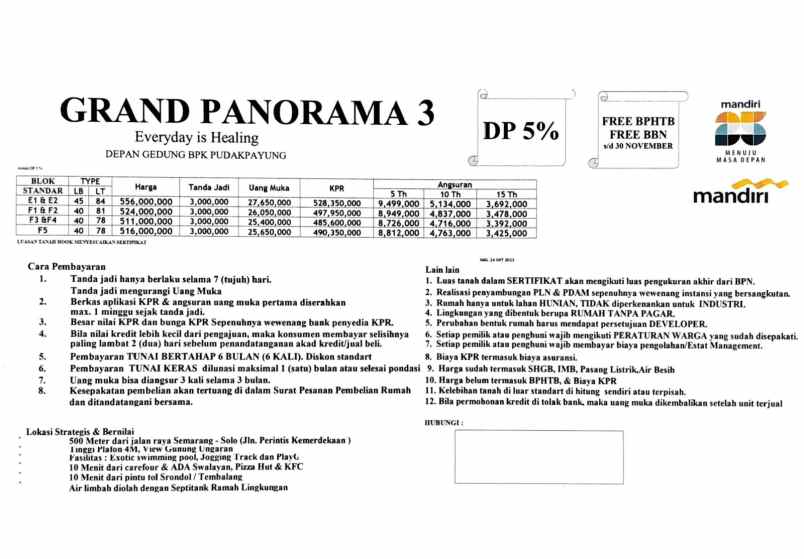 promo rumah mewah siap huni free biaya