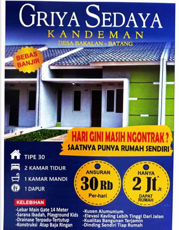 promoa spesial rumah subsidi dp cuma 4 5 jutaan