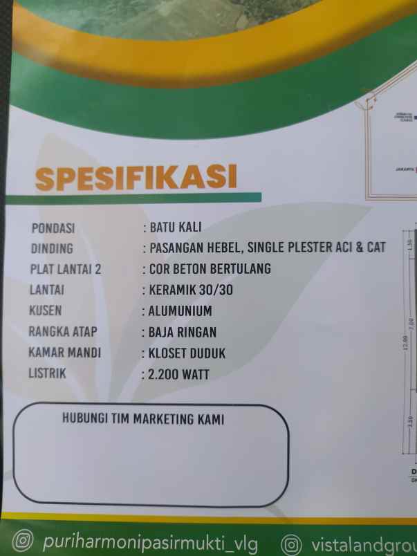 ruko gudang kantor puri harmoni pasirmukti