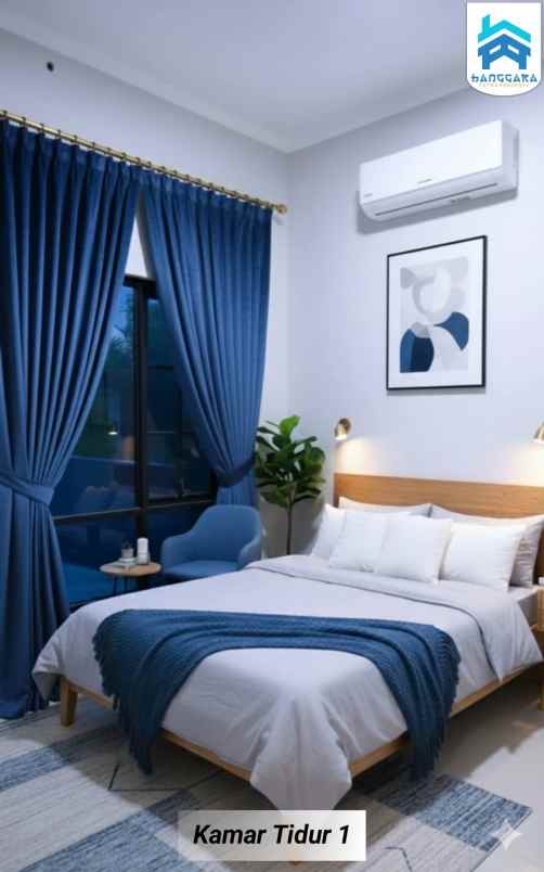 rumah 2 lantai di warung bambu karawang