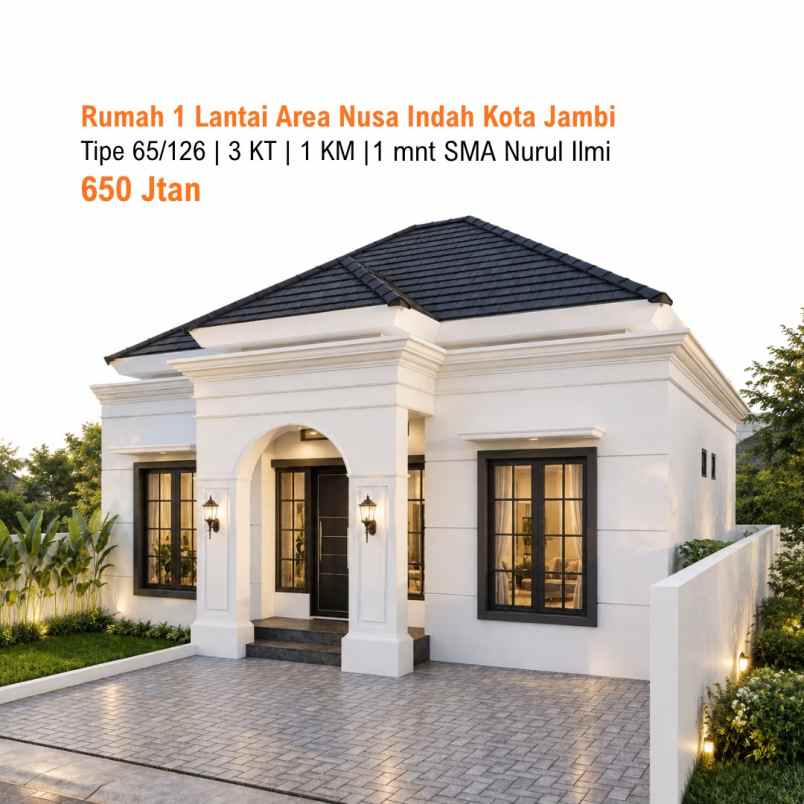rumah area nusa indah kota jambi