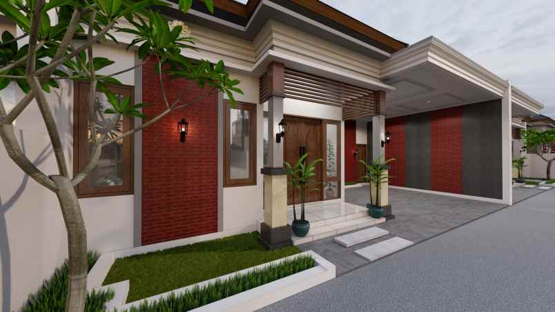 rumah cantik dengan vibes resort di tengah kota