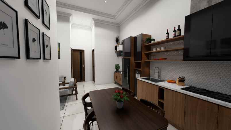 rumah cantik dengan vibes resort di tengah kota