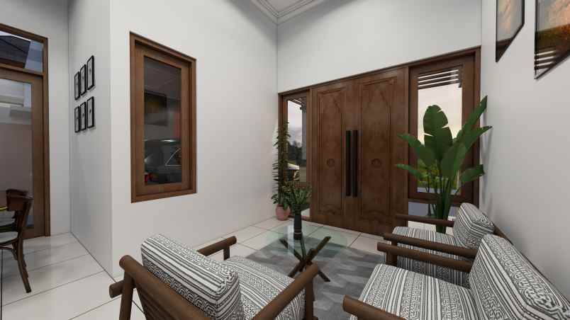 rumah cantik dengan vibes resort di tengah kota