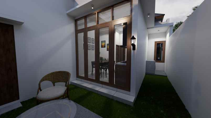 rumah cantik dengan vibes resort di tengah kota