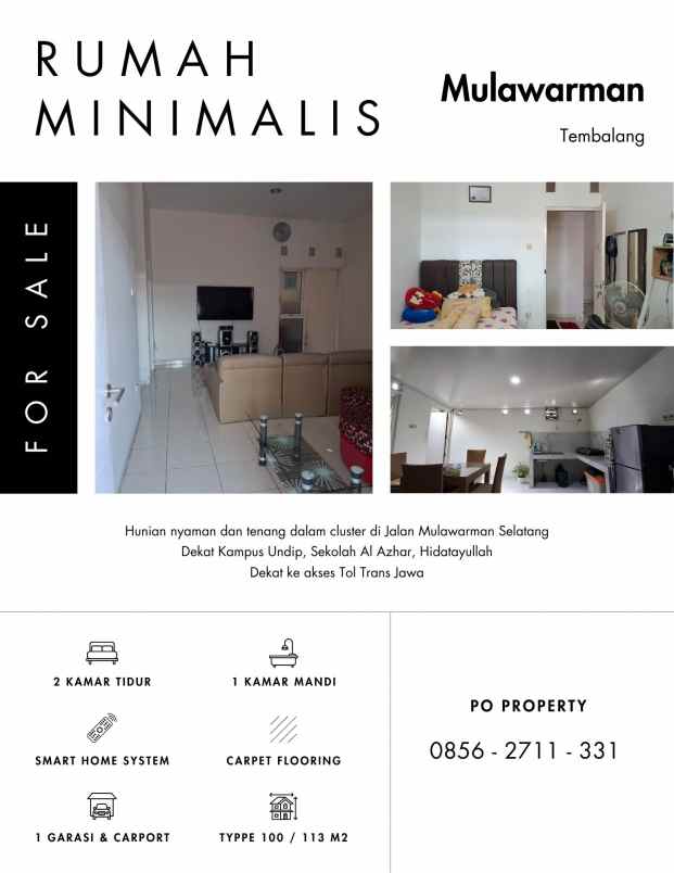 rumah cluster mulawarman selatan tembalang