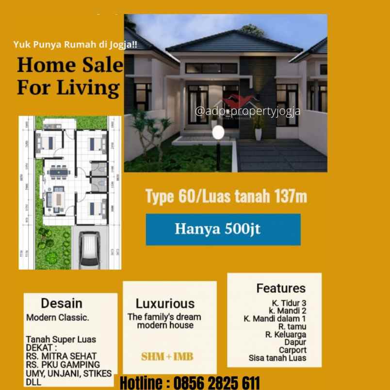 rumah gamping sleman yogyakarta