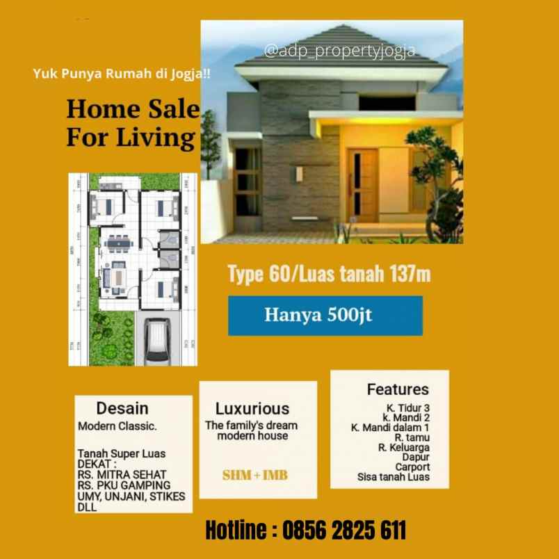 rumah gamping sleman yogyakarta