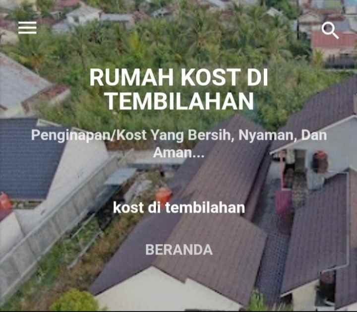 rumah kost di tembilahan