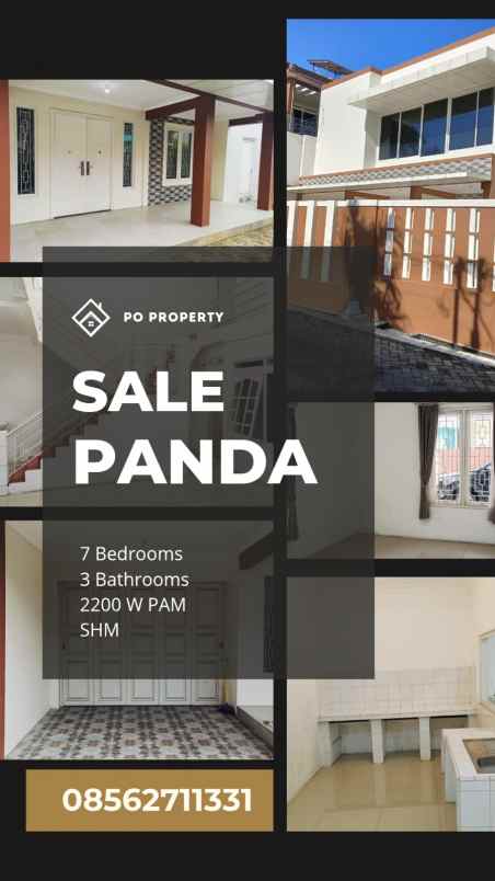 rumah luas 2 lantai jalan panda palebon pedurungan
