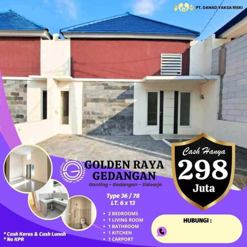 rumah murah di gedangan