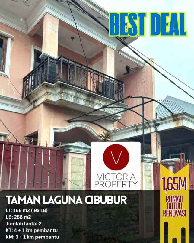 rumah murah di taman laguna cibubur
