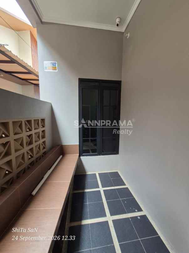 rumah murah siap huni di pancoran mas akses motor