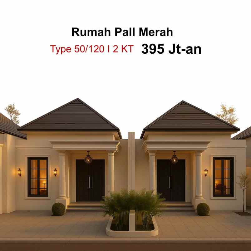 rumah satu lantai area paal merah jambi