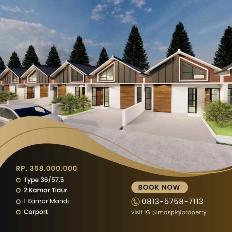 rumah sedang progres tinggal finishing saja