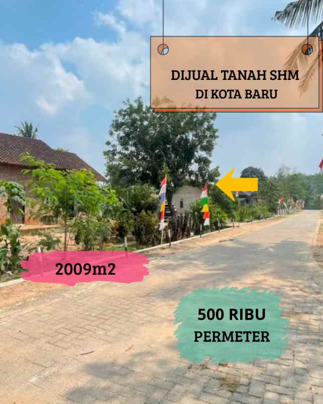 tanah dan rumah di kota baru