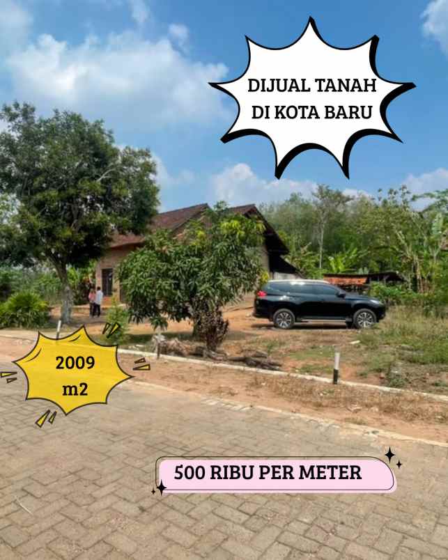 tanah di kota baru
