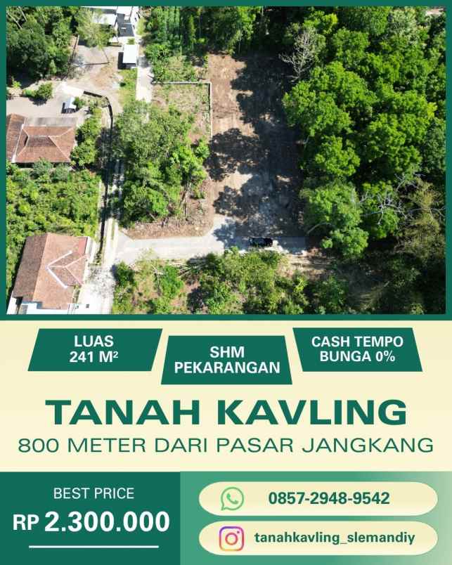 tanah kavling asri dekat pasar jangkang