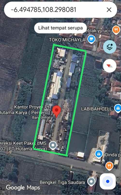 tanah matang cocok untuk gudang pabrik