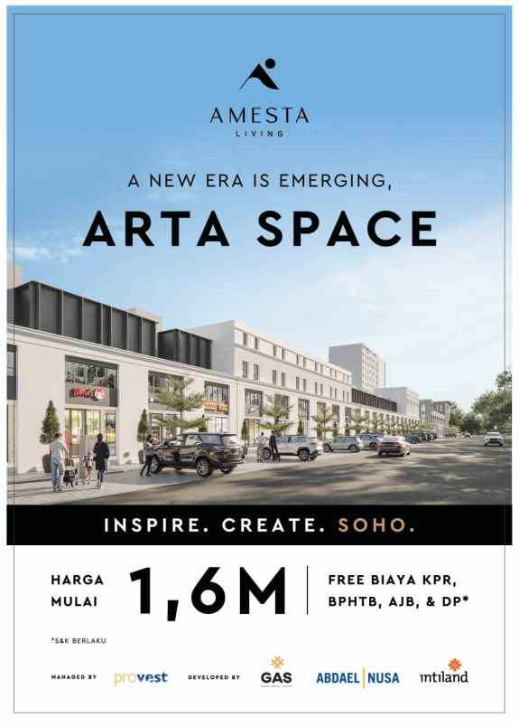 Arta Space By Amesta Living Total Ruko 30 Unit Nup Now