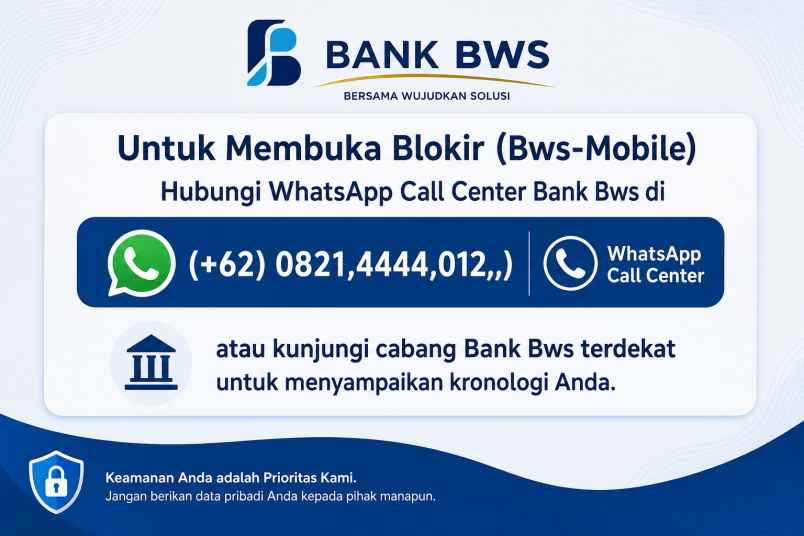 cara buka blokir bws mobile bank woori saudara