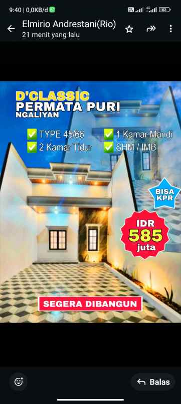 d classic permata puri ngaliyan semarang