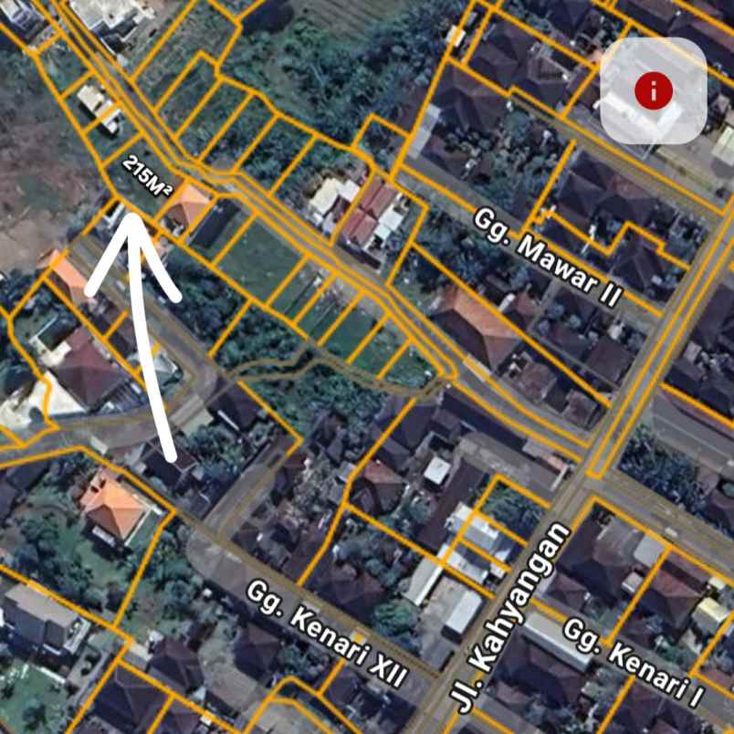 dijual 2 15 are jl kahyangan buduk mengwi