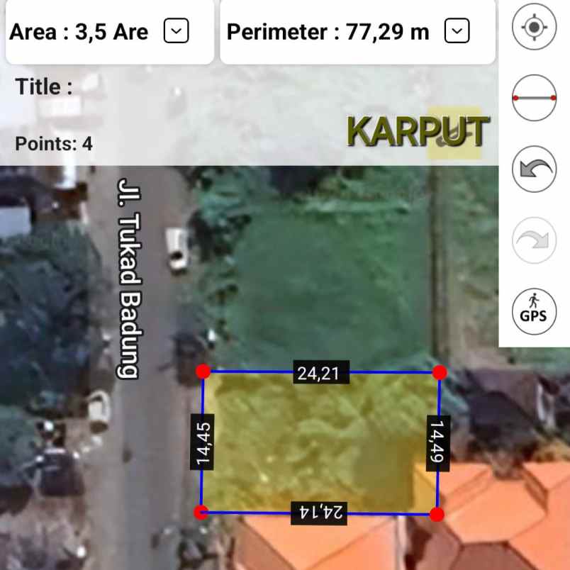 dijual 3 5 are jl raya tukad badung renon denpasar