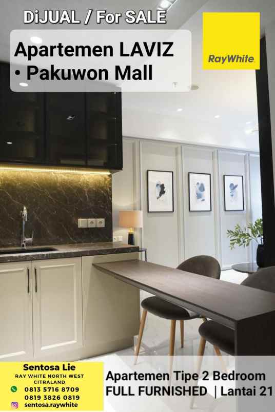 dijual apartemen jalan pakuwon indah