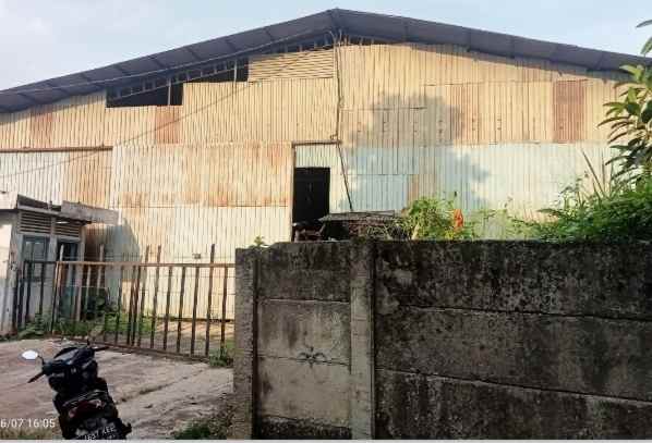 dijual gudang 1200 m2 pedurenan kota bekasi