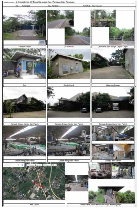 dijual gudang di pandaan