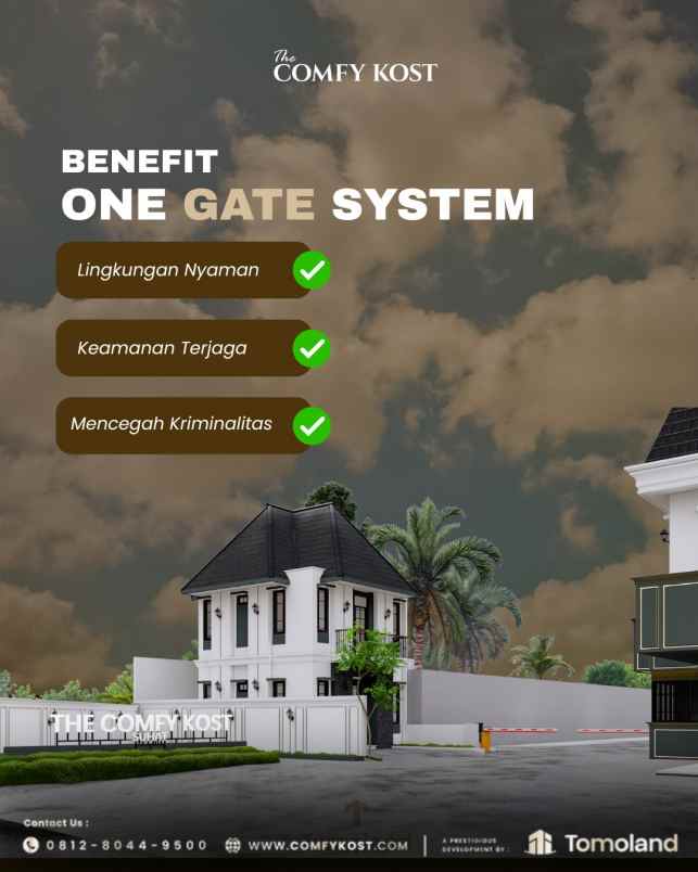 dijual kost 8 kamar malang kota dekat kampus ub