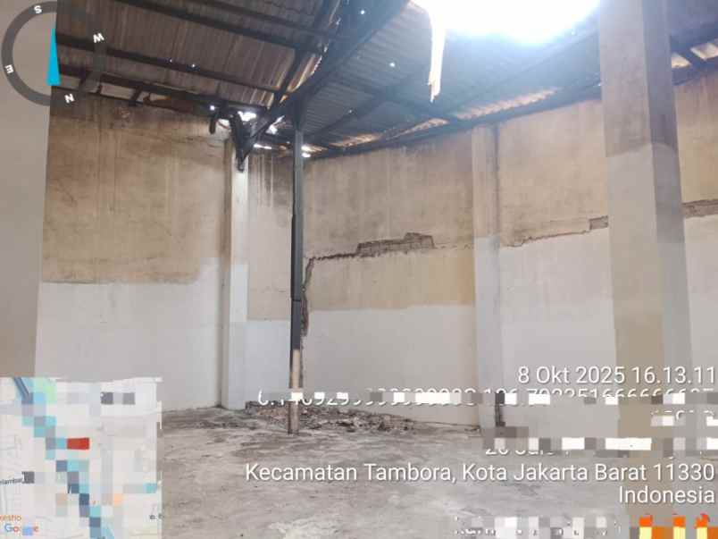 dijual ruko gudang kantor angke tambora