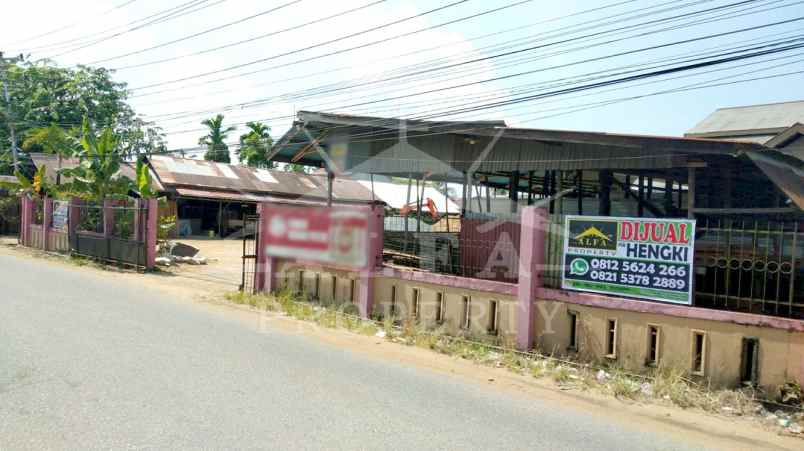 dijual ruko gudang kantor jalan perdamaian