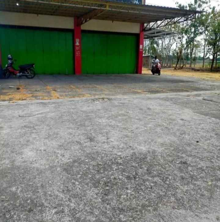 dijual ruko gudang kantor jalan raya trucuk