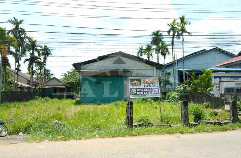 dijual ruko gudang kantor jalan sungai raya dalam